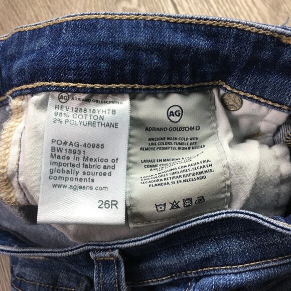 Adriano Goldschmied The Legging Super Skinny Denim Jeans Blue Wash 26R - Picture 6 of 9